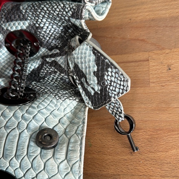 CHRISTIAN DIOR Python + Metal Shoulder Bag - Picture 11 of 12